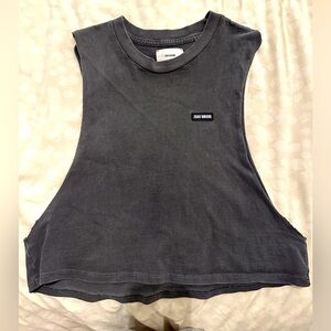 Josh Brown Sleeveless Tank Top in Gray